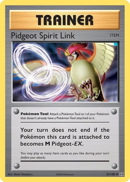 Pidgeot Spirit Link, XY - Evolutions 81/108
