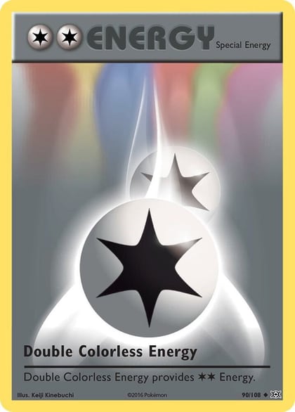 Double Colorless Energy, XY - Evolutions 90/108