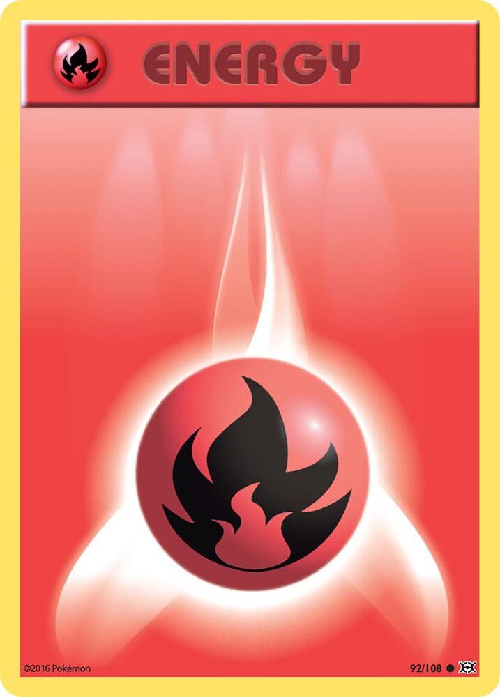 Fire Energy, XY - Evolutions 92/108