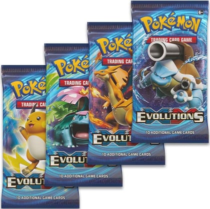 Evolutions Booster Pack Art Bundle [Set of 4], XY - Evolutions P272649