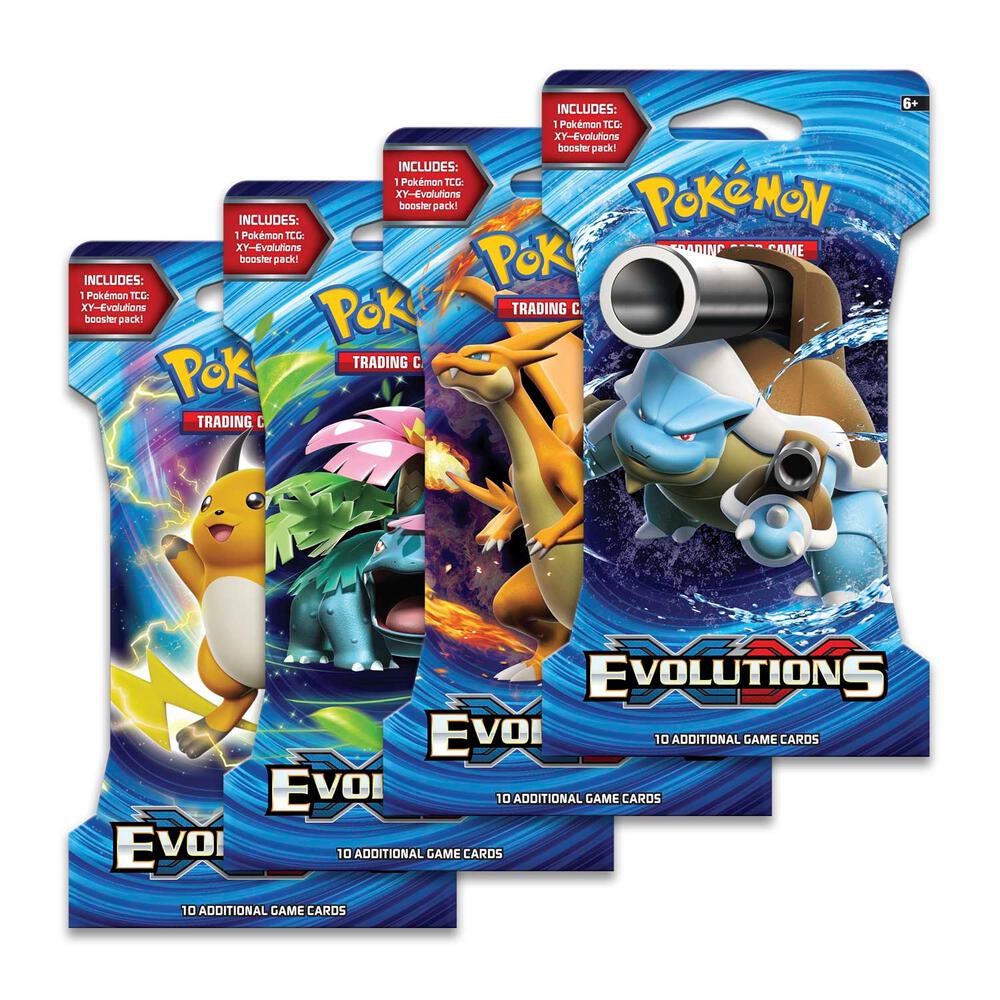 Evolutions Sleeved Booster Pack Art Bundle [Set of 4], XY - Evolutions P276600