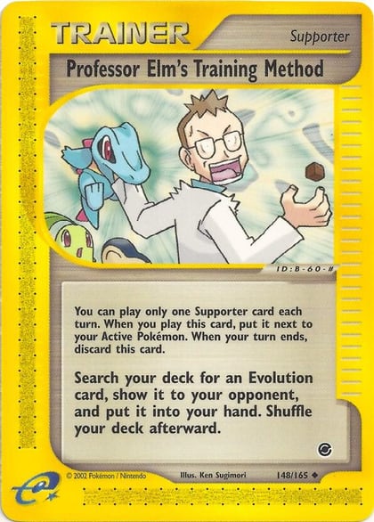 Professor Elm's Training Method, Expedition 148/165