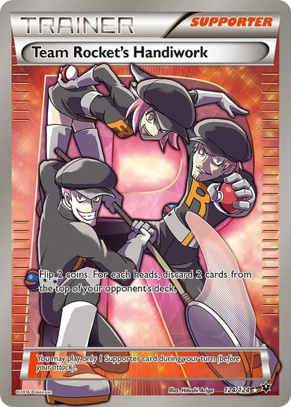 Team Rocket's Handiwork (Full Art), XY - Fates Collide 124/124