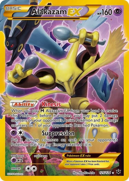 Alakazam EX (Secret), XY - Fates Collide 125/124