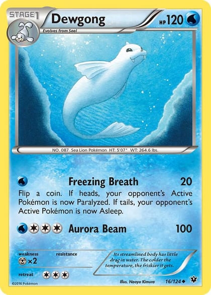 Dewgong, XY - Fates Collide 16/124