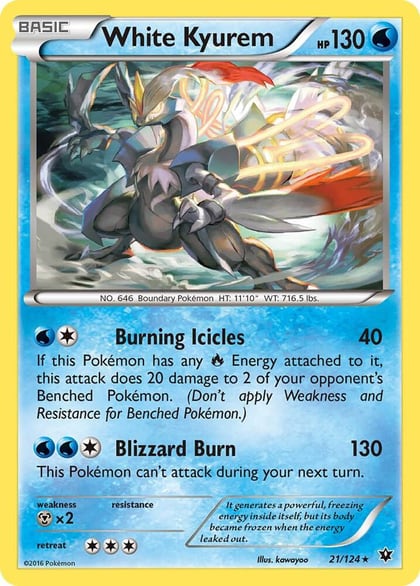White Kyurem, XY - Fates Collide 21/124