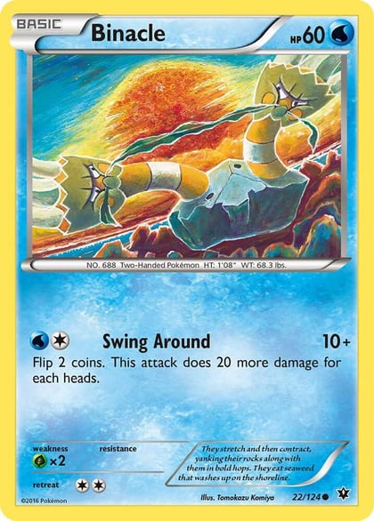 Binacle, XY - Fates Collide 22/124