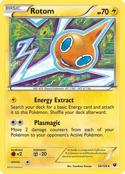 Rotom, XY - Fates Collide 24/124