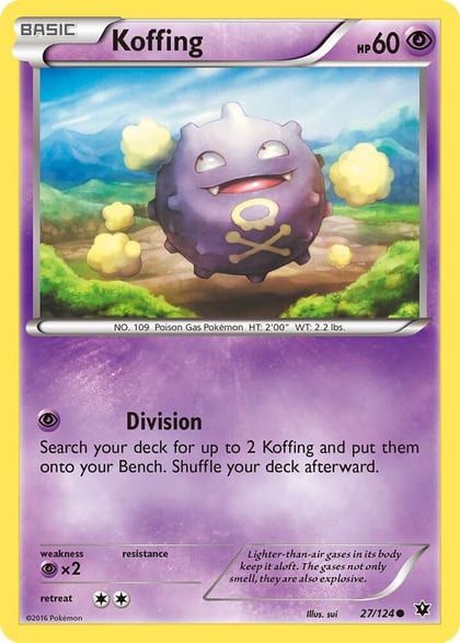Koffing, XY - Fates Collide 27/124