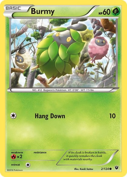 Burmy, XY - Fates Collide 2/124