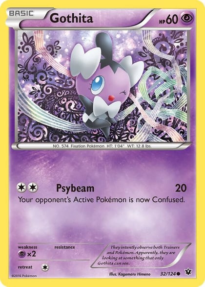 Gothita, XY - Fates Collide 32/124