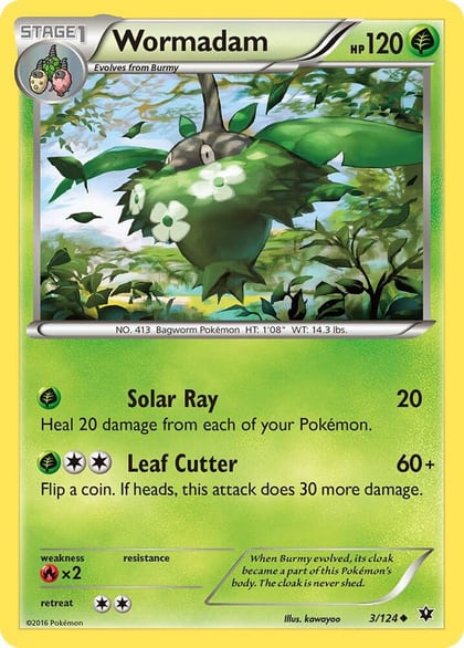 Wormadam (3), XY - Fates Collide 3/124