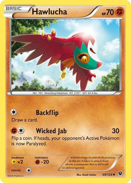 Hawlucha, XY - Fates Collide 48/124