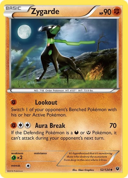 Zygarde (52), XY - Fates Collide 52/124