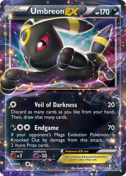 Umbreon EX, XY - Fates Collide 55/124