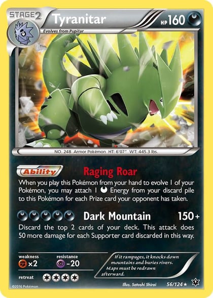 Tyranitar, XY - Fates Collide 56/124