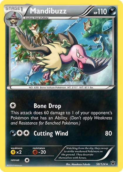 Mandibuzz, XY - Fates Collide 58/124