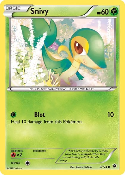 Snivy, XY - Fates Collide 5/124