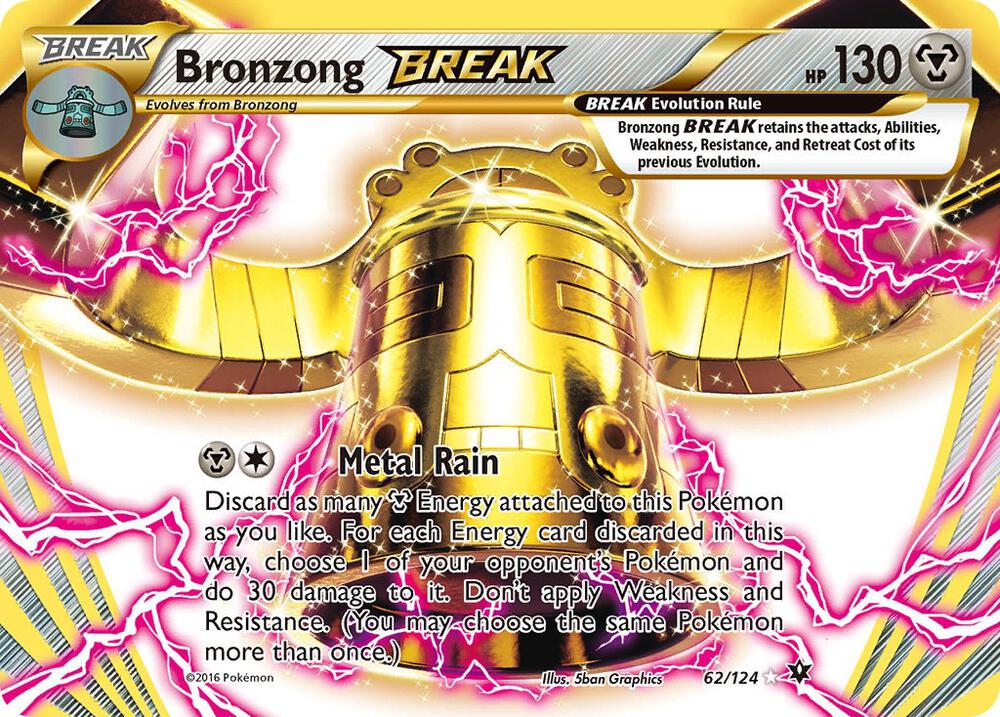 Bronzong BREAK, XY - Fates Collide 62/124