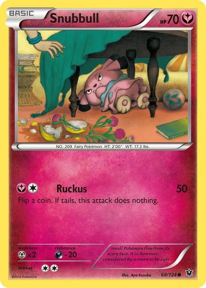 Snubbull, XY - Fates Collide 68/124