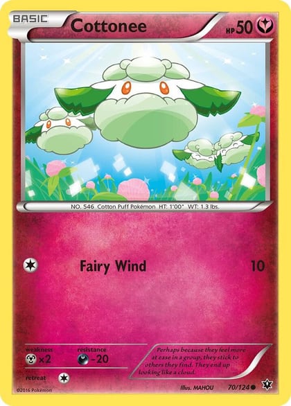 Cottonee, XY - Fates Collide 70/124