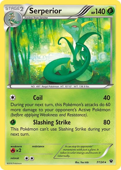 Serperior, XY - Fates Collide 7/124