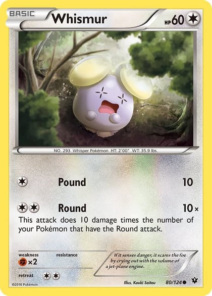 Whismur, XY - Fates Collide 80/124
