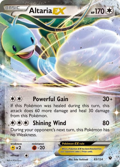 Altaria EX, XY - Fates Collide 83/124