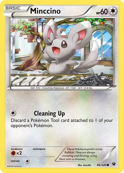 Minccino (86), XY - Fates Collide 86/124