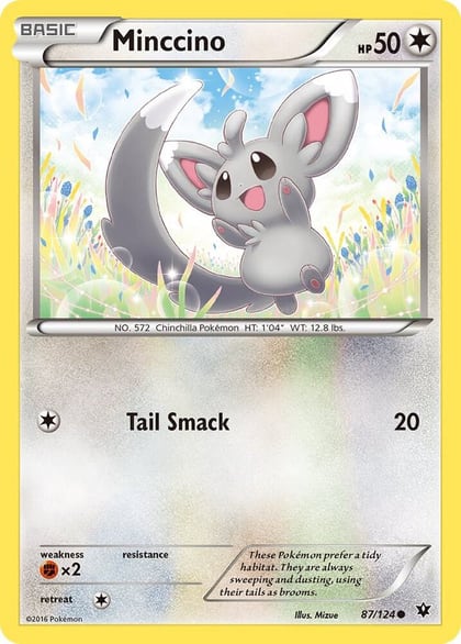 Minccino (87), XY - Fates Collide 87/124