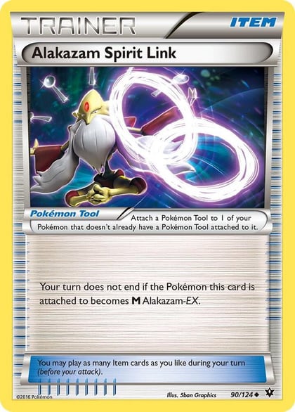 Alakazam Spirit Link, XY - Fates Collide 90/124