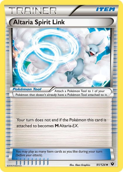 Altaria Spirit Link, XY - Fates Collide 91/124