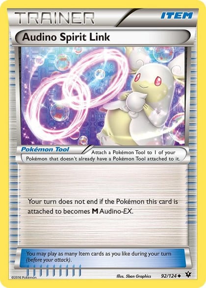 Audino Spirit Link, XY - Fates Collide 92/124