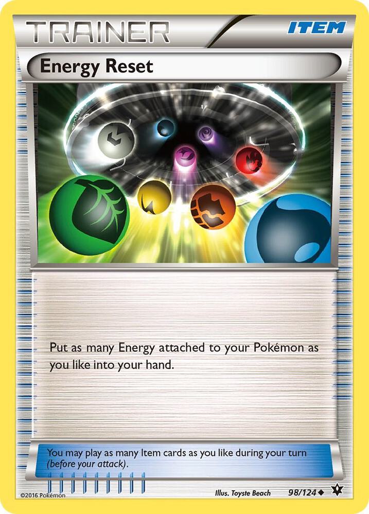 Energy Reset, XY - Fates Collide 98/124