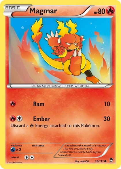 Magmar, XY - Furious Fists 10/111