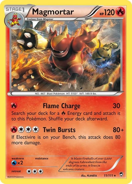 Magmortar, XY - Furious Fists 11/111