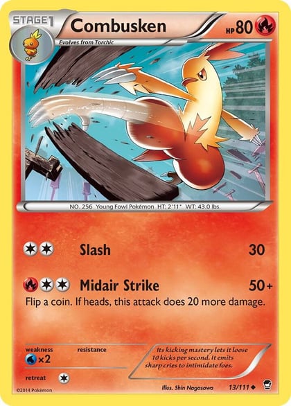 Combusken, XY - Furious Fists 13/111