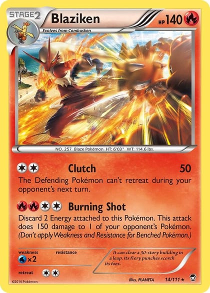 Blaziken, XY - Furious Fists 14/111