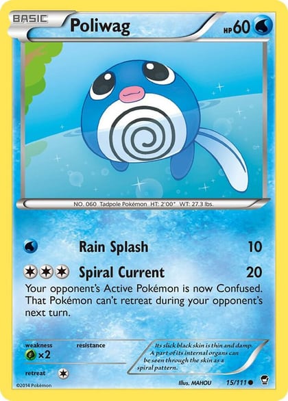 Poliwag, XY - Furious Fists 15/111
