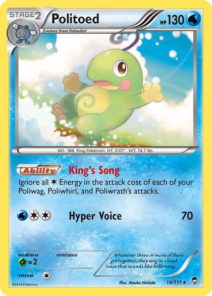 Politoed, XY - Furious Fists 18/111