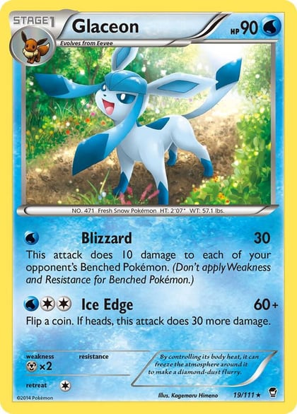 Glaceon, XY - Furious Fists 19/111
