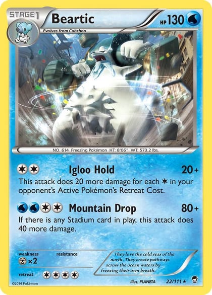 Beartic, XY - Furious Fists 22/111