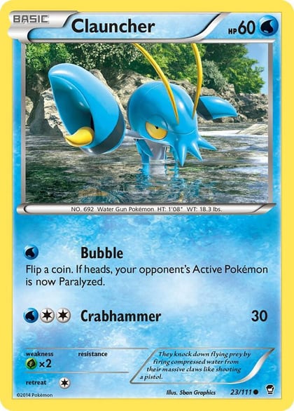 Clauncher, XY - Furious Fists 23/111