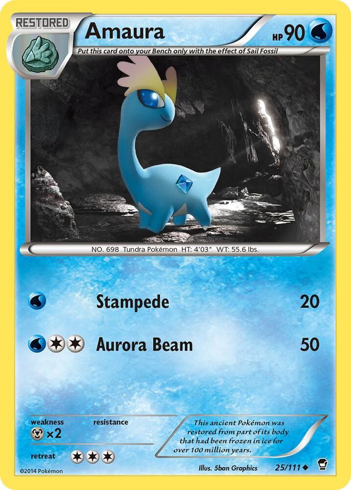 Amaura, XY - Furious Fists 25/111