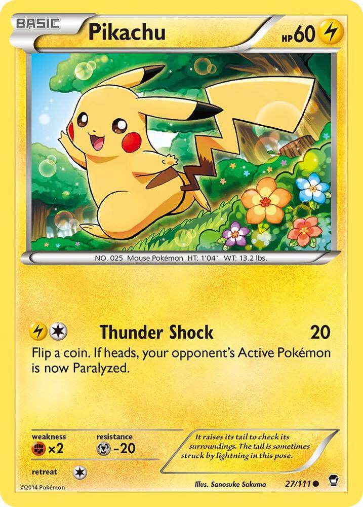 Pikachu, XY - Furious Fists 27/111
