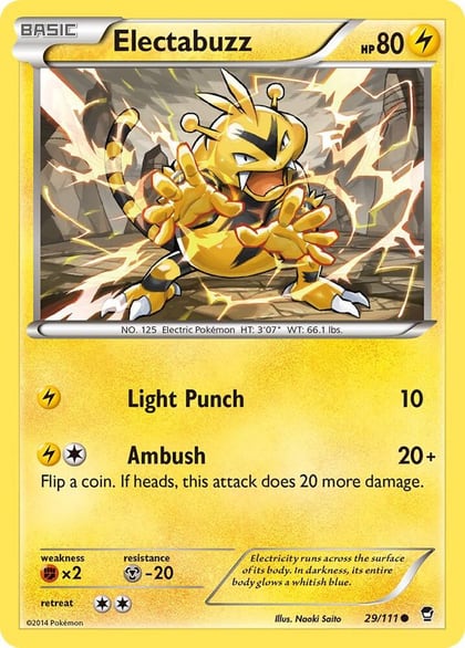 Electabuzz, XY - Furious Fists 29/111