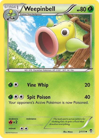 Weepinbell, XY - Furious Fists 2/111