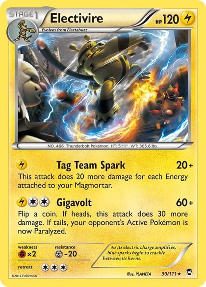 Electivire, XY - Furious Fists 30/111