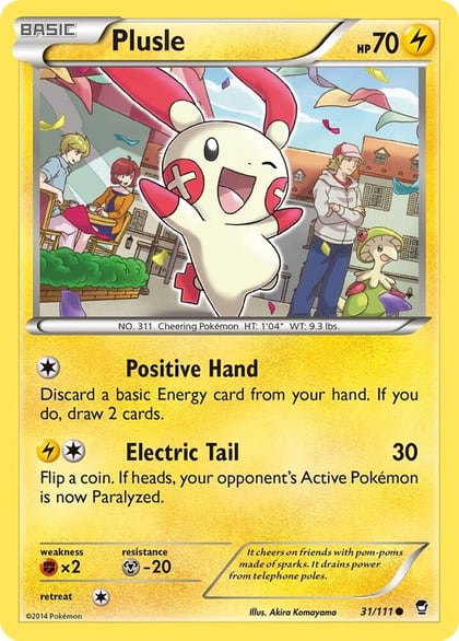 Plusle, XY - Furious Fists 31/111