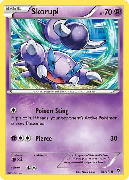 Skorupi, XY - Furious Fists 38/111